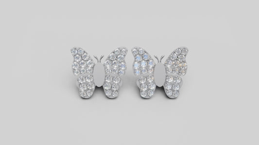 STELE BUTTERFLY EARRINGS